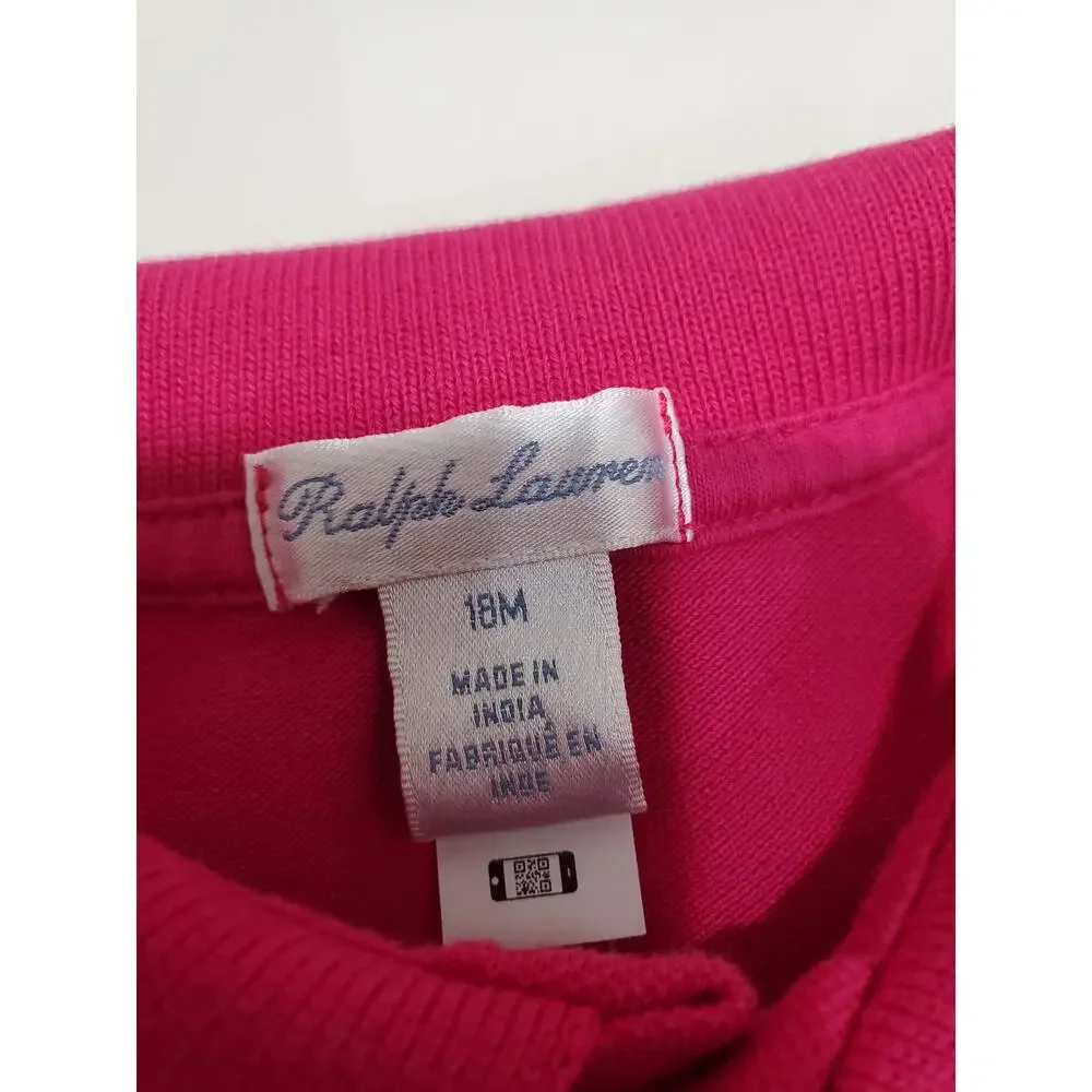 Ralph Lauren Long-Sleeve Peplum Polo size 18 Months